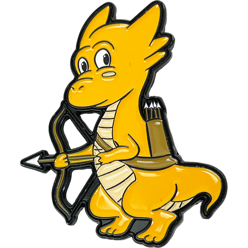 Pin - Flick the Orange Kobold Ranger - Gallant Goblin