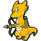 Pin - Flick the Orange Kobold Ranger - Gallant Goblin
