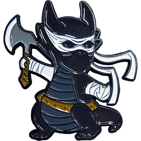 Pin - Kaku the Black Kobold Monk - Gallant Goblin