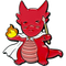 Pin - Rory the Red Kobold Wizard - Gallant Goblin