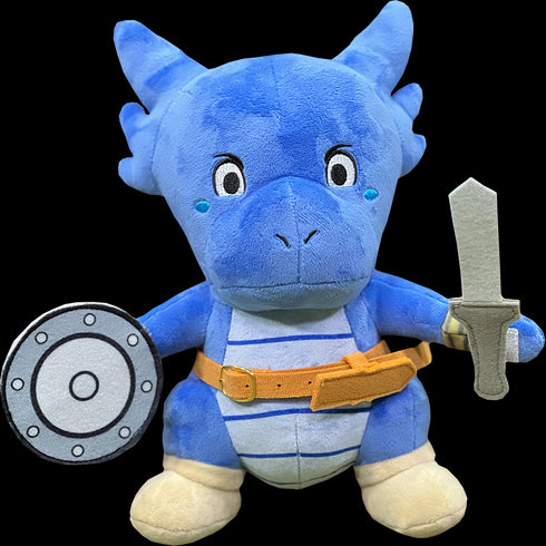 Plush - Buckles the Blue Kobold Fighter - Gallant Goblin