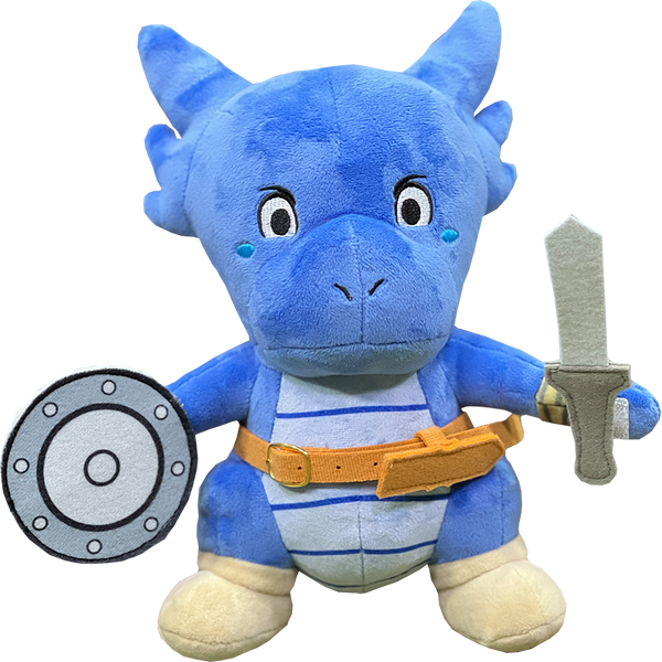 Plush - Buckles the Blue Kobold Fighter - Gallant Goblin