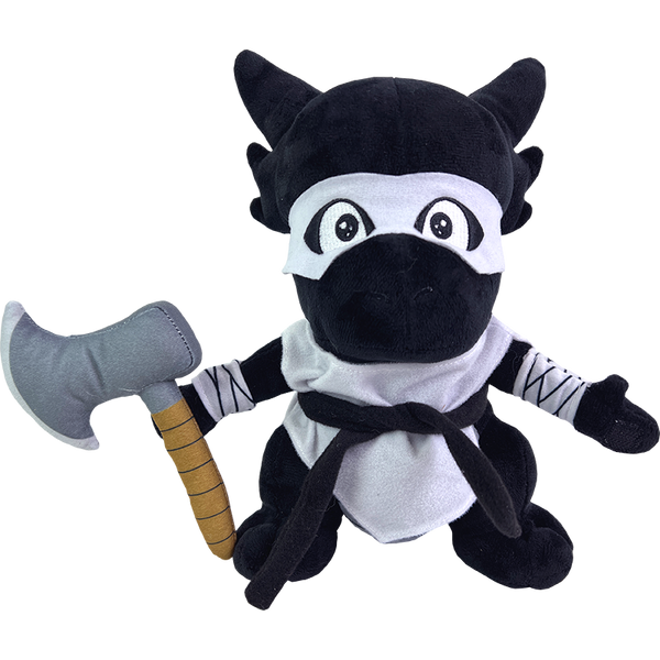 Plush - Kaku the Black Kobold Monk - Gallant Goblin