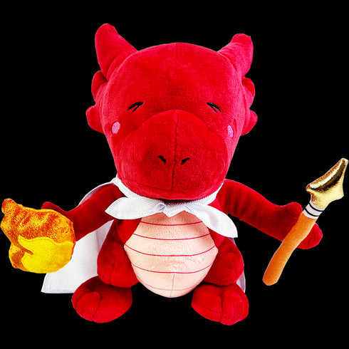 Plush - Rory the Red Kobold Wizard - Gallant Goblin