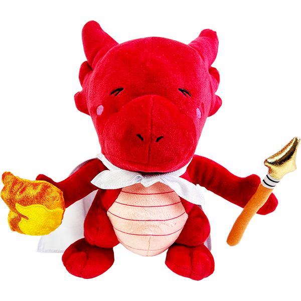 Plush - Rory the Red Kobold Wizard - Gallant Goblin