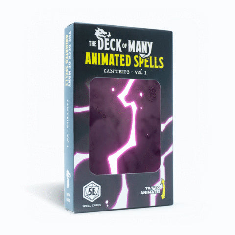 Deck of Many: Animated Spells: Bundle - Cantrips, Lv 1 -5 + Deck of Many Things
