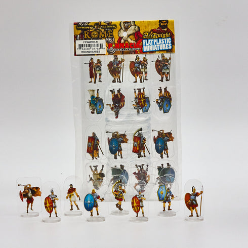 Arcknight Flat Plastic Miniatures - WWR Heroes of Rome Horde Set - 31 2D Minis