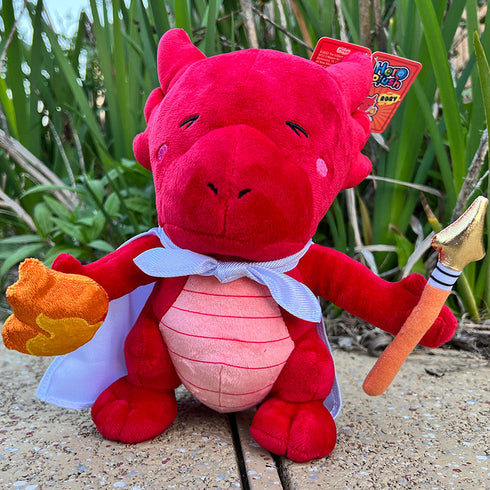 Plush - Rory the Red Kobold Wizard - Gallant Goblin