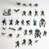 Arcknight Flat Plastic Miniatures - Fantasy Expansion Bundle + Hordes - 458 2D Minis