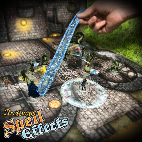 Arcknight Flat Plastic Miniatures - 5E Generic Spell Effects 2.0 (3 pages)