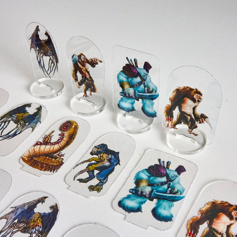 Arcknight Flat Plastic Miniatures - The Last Parsec - Eris Beta V1 Horde Set - 32 2D Minis Preorder