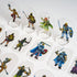 Arcknight Flat Plastic Miniatures - WWR Enemies of Rome Horde Set - 31 2D Minis
