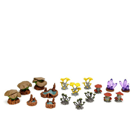 WarLock Tiles Caverns Accessory Mushrooms & Pools