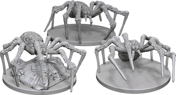 Dungeons & Dragons Nolzur's Marvelous Miniatures: Spiders - Unpainted