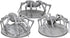 Dungeons & Dragons Nolzur's Marvelous Miniatures: Spiders - Unpainted