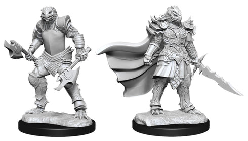 D&D Nolzur's Marvelous Miniatures - Dragonborn Fighter Female (Sword & Cape) - Unpainted