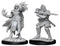 D&D Nolzur's Marvelous Miniatures - Hobgoblin Fighter Male & Wizard Female - Unpainted