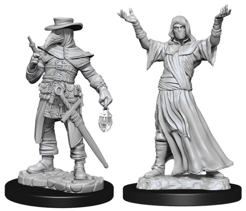 Pathfinder Battles Deep Cuts - Plague Doctor & Cultist - Unpainted