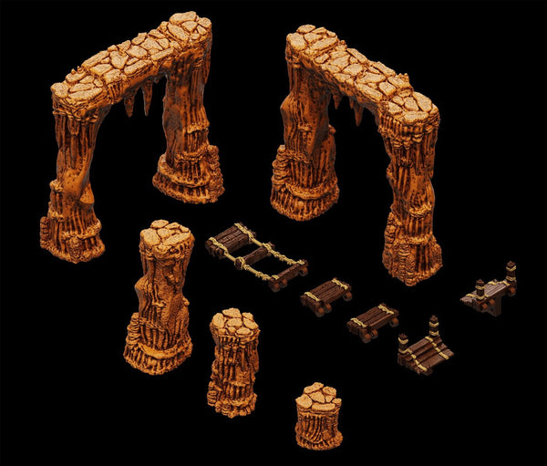 WarLock Tiles Accessory Dripstone Bridges Pre-Order