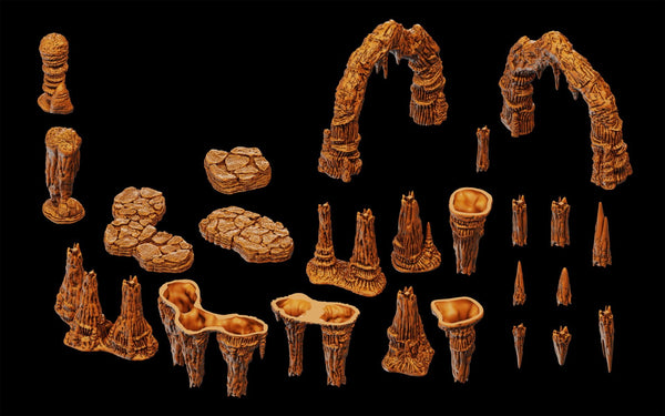 WarLock Tiles Accessory Stalactites & Stalagmites Pre-Order
