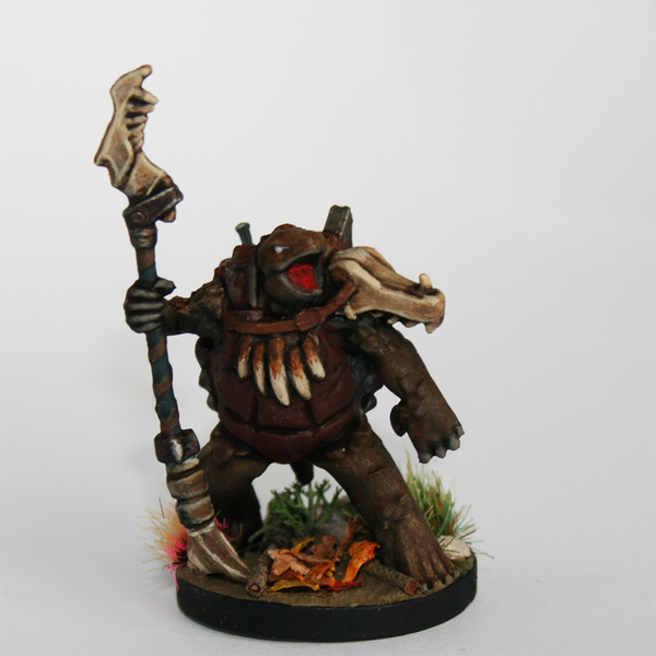 Krakenships Chellon (Tortle) Warrior - Unpainted