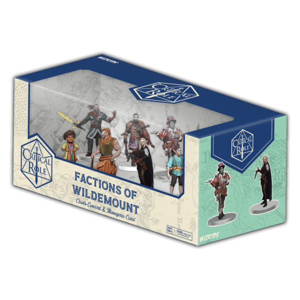 Critical Role Monsters of Wildemount Prepainted Miniatures Clovis Concord & Menagerie Coast Box Set