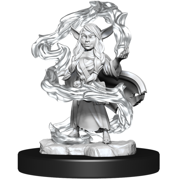 Critical Role Unpainted Miniatures Goblin Sorceror and Rogue Female