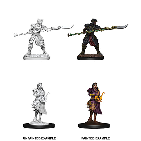 D&D Nolzur's Marvelous Miniatures - Yuan-Ti Pureblood Adventurers - Unpainted