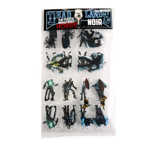 Arcknight Flat Plastic Miniatures - Deadlands Noir Horde Set - 31 2D Minis