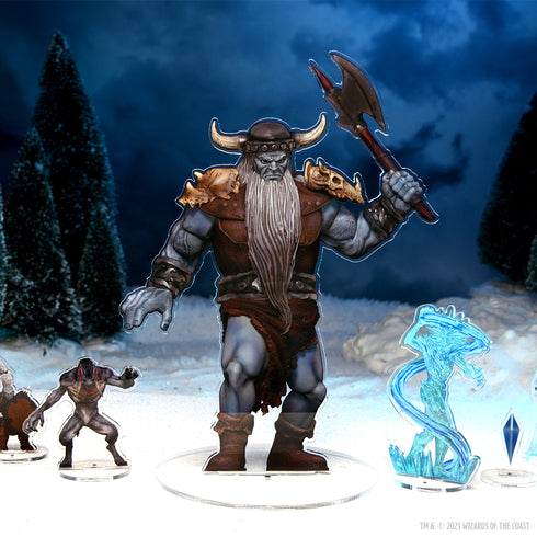 D&D Idols of the Realms Miniatures Icewind Dale Rime of the Frostmaiden-2D Frost Giant