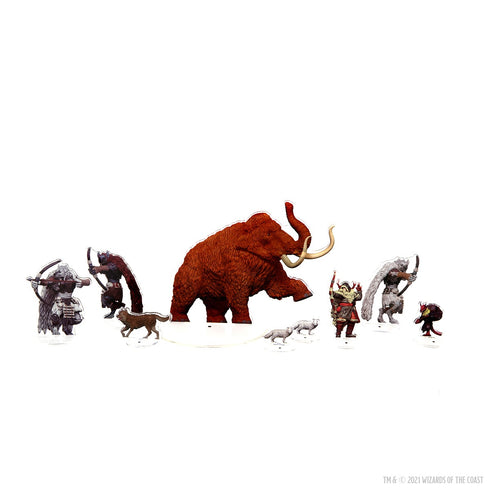 D&D Idols of the Realms Miniatures Icewind Dale Rime of the Frostmaiden-2D Young Adult White Dragon