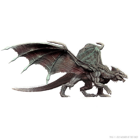 D&D Idols of the Realms Miniatures Icewind Dale Rime of the Frostmaiden-2D Young Adult White Dragon