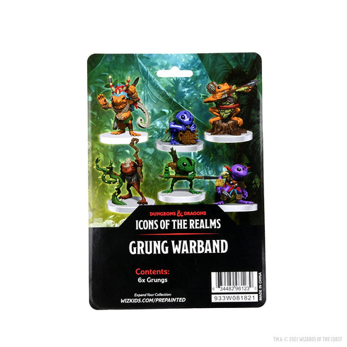 D&D Icons of the Realms Grung Warband