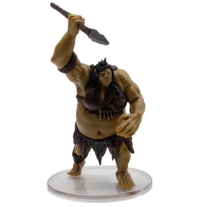 D&D Icons of the Realms Ogre Warband Ogre (Javelin/Female) RPG Mini