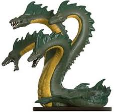 Fen Hydra- Dungeons of Dread - Dungeons & Dragons Miniature (DDM) - #55