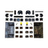 Arcknight Flat Plastic Miniatures - Dungeon - Roleplaying Objects 2.0 - 66 Pieces