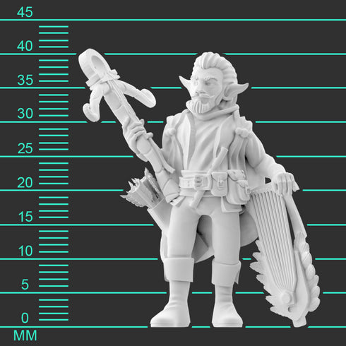 Krakenships Forest Guardian (Firbolg) male Bard - Unpainted