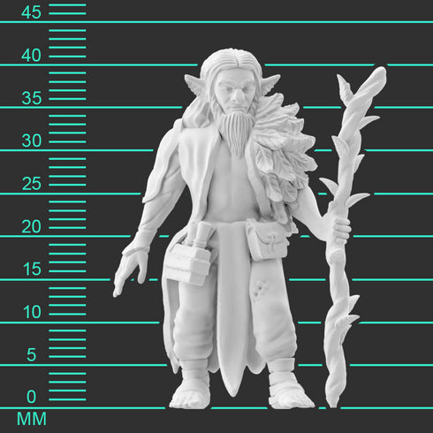 Krakenships Forest Guardian (Firbolg) Male Druid - Unpainted