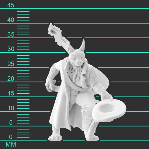 Krakenships Grimalkin (Tabaxi) Bard - Unpainted