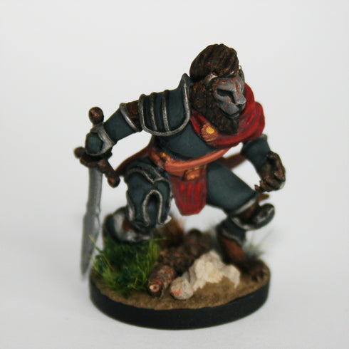 Krakenships Grimalkin (Tabaxi) Fighter - Unpainted