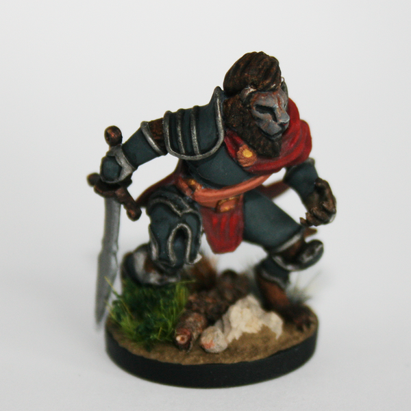 Krakenships Grimalkin (Tabaxi) Fighter - Unpainted
