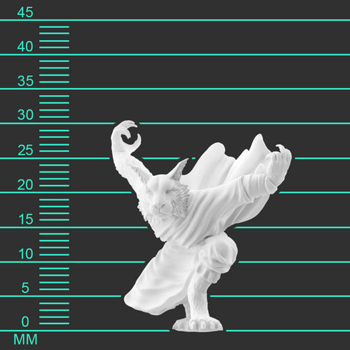 Krakenships Grimalkin (Tabaxi) Monk - Unpainted