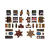 Arcknight Flat Plastic Miniatures - Home Decor - Roleplaying Objects 2.0 - 66 Pieces