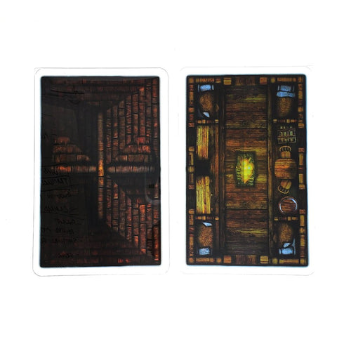 Arcknight Flat Plastic Miniatures - Instant Houses 2 - Roleplaying Objects 2.0 - 4 Pieces