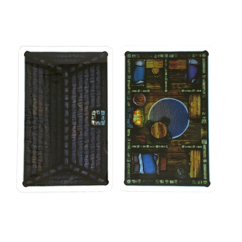 Arcknight Flat Plastic Miniatures - Instant Houses 2 - Roleplaying Objects 2.0 - 4 Pieces