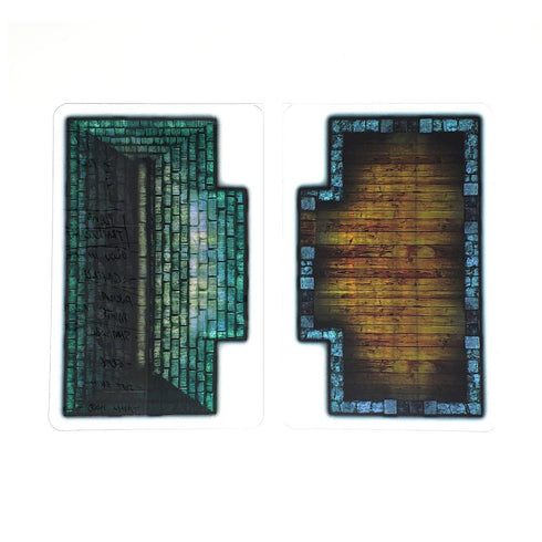 Arcknight Flat Plastic Miniatures - Instant Houses 2 - Roleplaying Objects 2.0 - 4 Pieces