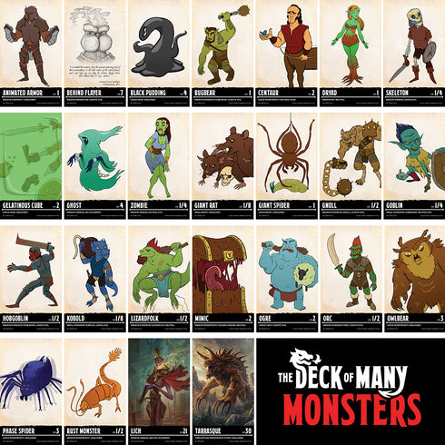 Deck of Many: Monsters 1