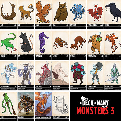 Deck of Many: Monsters 3