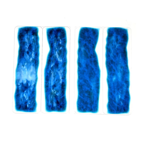 Arcknight Flat Plastic Miniatures - Rivers - Roleplaying Objects 2.0 - 14 Pieces