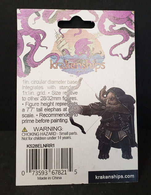 Krakenships Elphas (Loxodon) Ranger - Unpainted